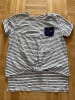 OshKosh Shirt in Weiß/ Dunkelblau