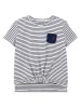 OshKosh Shirt in Weiß/ Dunkelblau
