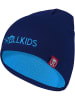 Trollkids Wende-Beanie "Troll" in Dunkelblau/ Hellblau