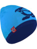 Trollkids Wende-Beanie "Troll" in Dunkelblau/ Hellblau
