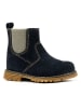 Richter Shoes Leder-Chelsea-Boots in Dunkelblau