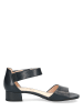 Caprice Leder-Sandaletten "Carla" in Dunkelblau