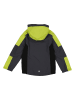 Regatta Regenjacke "Highton IV" in Anthrazit/ Neongrün