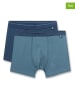 Sanetta 2er Set: Boxershorts in blau - Nie getragen!