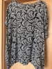Kaffe Bluse in Schwarz/ Beige