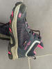 Trollkids Wanderschuhe "Fjell Hiker" in Dunkelblau/ Pink
