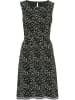 More & More Kleid in Schwarz/ Grün