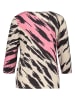 Gerry Weber Longsleeve in Beige/ Rosa/ Schwarz