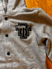 True Religion Sweatjacke "TR Patch Varsity Jacket" in Hellgrau