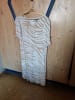 Tom Tailor Kleid in Weiß/ Hellbraun
