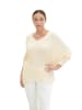 Tom Tailor Pullover in Creme