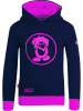 Trollkids Hoodie "Troll" in Dunkelblau/ Pink