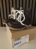POM POM Leder-Winterboots in Braun