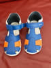 Geox Halbsandalen "Elthan" in Blau/ Orange
