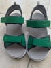 superfit Leder-Sandalen in Grün
