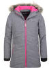 Trollkids Ski-/ Snowboardjacke "Lifjell" in Grau/ Pink