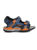 Geox Sandalen "Borealis"  in Dunkelblau/ Orange