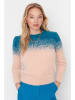 trendyol Pullover in Beige/ Blau