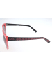 Karl Lagerfeld Damen-Sonnenbrille in Schwarz-Rosa/ Rot