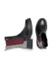 Anna Morellini Leder-Chelsea-Boots "Marlorina" in Schwarz/ Rot/ Grau