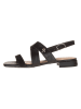 Tommy Hilfiger Shoes Leder-Sandalen in Schwarz