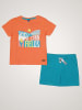 Street MONKEY 2tlg. Outfit "Fresh Time" in Orange/ Petrol