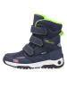 Trollkids Winterboots "Lofoten XT" in Dunkelblau/ Hellgrün