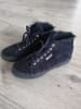 Superga Leder-Sneakers "Synshearlingw" in Dunkelblau