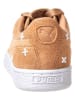 Puma Leder-Sneakers "Suede Flower" in Hellbraun