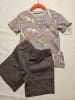 carter's 2tlg. Outfit in Lila/ Braun