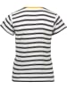Billabong Shirt "Soul Babe" in Weiß/ Schwarz/ Orange