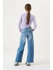 Garcia Jeans - Wide fit - in Hellblau