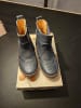 bisgaard Leder-Boots in Dunkelblau