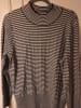 Gerry Weber Rollkragenpullover in Schwarz/ Weiß