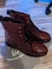 SALAMANDER Leder-Boots in Bordeaux