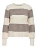 ONLY Pullover "Malia" in Creme/ Grau