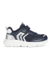 Geox Sneakers "Aril" in Dunkelblau/ Silber