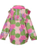 Sterntaler 3in1-Regenjacke in Grün/Bunt, mit abnehmbarer Kapuze ohne Innenjacke, leichter Farbabrieb rechte Seitentasche