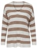 ONLY Pullover in Creme/ Hellbraun