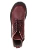 lamino Leder-Boots in Rot