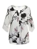 Gina Laura Tunika Floraldruck spezieller Ärmel in beige