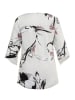 Gina Laura Tunika Floraldruck spezieller Ärmel in beige
