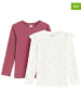 COOL CLUB 2er-Set: Longsleeves in Lila/ Weiß