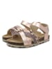 billowy Sandalen in Gold