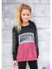 Bench Hoodie in Schwarz/ Pink