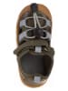 BO-BELL Leder-Halbsandalen in Khaki