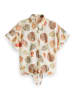Scotch & Soda Shirt in Creme/ Bunt