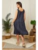 Lin Passion Leinen-Kleid in Dunkelblau