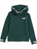 Puma Sweatjacke "Amplified" in Dunkelgrün