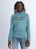 Petrol Hoodie in Blau
